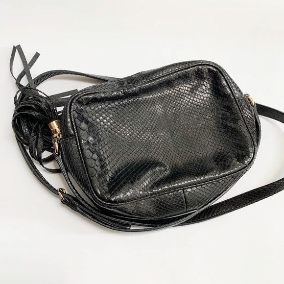 ❤️ SOLD Rare Gucci Soho Disco Python Crossbody - Picture 7 of 8